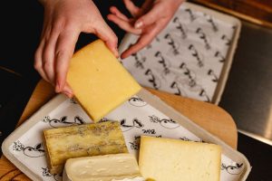 cheese served in a plate